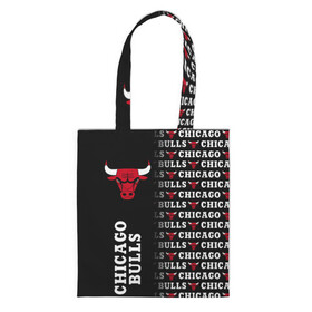 Шоппер 3D с принтом CHICAGO BULLS [7] в городе Новоалтайск, 100% полиэстер | Плотность: 200 г/м2; Размер: 34×35 см; Высота лямок: 30 см | basketball | bulls | chicago | chicago bulls | jordan | nba | баскетбол | джордан | нба | чикаго буллз