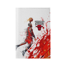 Обложка для паспорта матовая кожа с принтом CHICAGO BULLS [9] в городе Новоалтайск, натуральная матовая кожа | размер 19,3 х 13,7 см; прозрачные пластиковые крепления | Тематика изображения на принте: basketball | bulls | chicago | chicago bulls | jordan | nba | баскетбол | джордан | нба | чикаго буллз