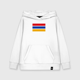 Детская толстовка хлопок с принтом Armenia Flag в городе Новоалтайск, 100% хлопок | Круглый горловой вырез, эластичные манжеты, пояс, капюшен | Тематика изображения на принте: armenia | armenya | арарат | армения | армяне | армянин | арцах | горы | ереван | кавказ | народ | саркисян | ссср | страна | флаг