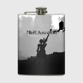 Фляга с принтом Nier Automata (Z) в городе Новоалтайск, металлический корпус | емкость 0,22 л, размер 125 х 94 мм. Виниловая наклейка запечатывается полностью | Тематика изображения на принте: automata | bayonetta | drakengard | nier | nier automata | rpg | yorha | yorha 2b | компьютерная игра | ниэр | рпг