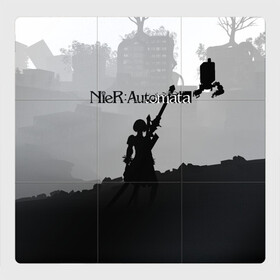 Магнитный плакат 3Х3 с принтом Nier Automata (Z) в городе Новоалтайск, Полимерный материал с магнитным слоем | 9 деталей размером 9*9 см | Тематика изображения на принте: automata | bayonetta | drakengard | nier | nier automata | rpg | yorha | yorha 2b | компьютерная игра | ниэр | рпг