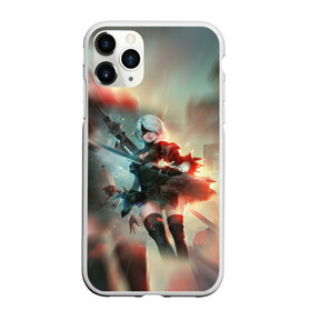 Чехол для iPhone 11 Pro Max матовый с принтом 2B Nier Automata (Z) в городе Новоалтайск, Силикон |  | automata | bayonetta | drakengard | nier | nier automata | rpg | yorha | yorha 2b | компьютерная игра | ниэр | рпг