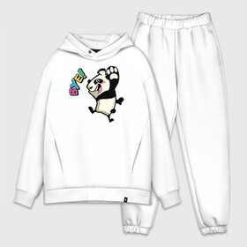 Мужской костюм хлопок OVERSIZE с принтом Фил: Bye в городе Новоалтайск,  |  | stickers | животные | милые | надписи | пушистые