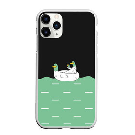 Чехол для iPhone 11 Pro Max матовый с принтом Уточки в городе Новоалтайск, Силикон |  | Тематика изображения на принте: gussi | гуси | день рождения | детям | подарок | прикольные животные | смешное животное | утки