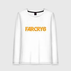 Женский лонгслив хлопок с принтом FC6 Logo в городе Новоалтайск, 100% хлопок |  | far cry | fc6 | gamer | games | ubisoft | фар край | яра