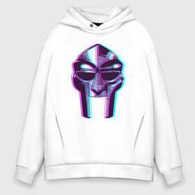 Мужское худи Oversize хлопок с принтом MF Doom Mask в городе Новоалтайск, френч-терри — 70% хлопок, 30% полиэстер. Мягкий теплый начес внутри —100% хлопок | боковые карманы, эластичные манжеты и нижняя кромка, капюшон на магнитной кнопке | doom | hip hop | mf doom | music | rap | rip | маска | микрофон | музыка | рэп | рэпер | стиль | хип хоп