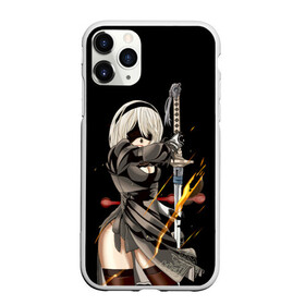Чехол для iPhone 11 Pro Max матовый с принтом Nier Automata в городе Новоалтайск, Силикон |  | Тематика изображения на принте: 2b | action | b2 | nier automata | nier gestalt | nier replicant | ниар | ниар автомата | ниер автомата | нир | экшн