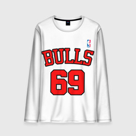 Мужской лонгслив 3D с принтом Баскетболисты из клипа OLALA (BULLS) в городе Новоалтайск, 100% полиэстер | длинные рукава, круглый вырез горловины, полуприлегающий силуэт | basketball | bulls | chicago bulls | morgenshtern | nba | olala | баскетбол | моргенштерн | нба | олала | чикаго буллз