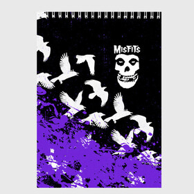 Скетчбук с принтом MISFITS [6] в городе Новоалтайск, 100% бумага
 | 48 листов, плотность листов — 100 г/м2, плотность картонной обложки — 250 г/м2. Листы скреплены сверху удобной пружинной спиралью | misfits | music | rock | мисфитс | музыка | рок