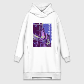 Платье-худи хлопок с принтом Neon Asian Street Vaporwave в городе Новоалтайск,  |  | digital service | foto | japan | japanese | japanese art | kanji | photo | tokyo | trend | urban | азия | в стиле vaporwave | вапорвейв | вейпорвейв | вывески | иероглифы | кандзи | нео | неоновые огни | паровая волна | тренд | улица | фильтр | фото