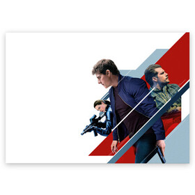 Поздравительная открытка с принтом Mission: Impossible Art в городе Новоалтайск, 100% бумага | плотность бумаги 280 г/м2, матовая, на обратной стороне линовка и место для марки
 | актер | миссия невыполнима | фильм