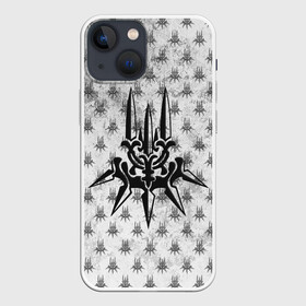 Чехол для iPhone 13 mini с принтом Nier Automata | Герб (+спина) (Z) в городе Новоалтайск,  |  | Тематика изображения на принте: automata | bayonetta | drakengard | nier | nier automata | rpg | yorha | yorha 2b | компьютерная игра | ниэр | рпг