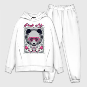 Мужской костюм хлопок OVERSIZE с принтом PINK LIFE в городе Новоалтайск,  |  | black | fashion | girl | life | panda | pink | roses | text | white | женский | жизнь | лето | мода | очки | панда | розовый | розы | стиль | узор