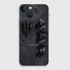 Чехол для iPhone 13 mini с принтом THE WITCHER КАМЕНЬ в городе Новоалтайск,  |  | tegunvteg | the witcher | ведьмак | зе витчер | игра | лого | логотип