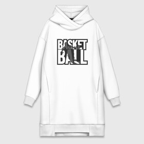 Платье-худи хлопок с принтом Basket Player в городе Новоалтайск,  |  | basketball | game | nba | sport | streetball | баскетбол | баскетболист | игра | игрок | мяч | нба | спорт | стритбол | тренер
