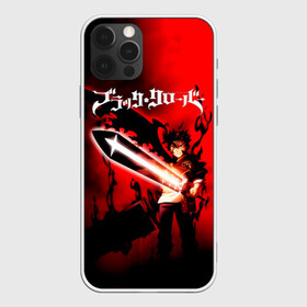 Чехол для iPhone 12 Pro Max с принтом Чёрный Аста красный туман в городе Новоалтайск, Силикон |  | Тематика изображения на принте: asta | black bulls | black clover | quartet knights | yuno | акума | аниме | аста | блэк кловер | буракку куро:ба | демон | королевство клевера | король магов | лихт | магна | манга | пятилистник | черный бык | чёрный клев