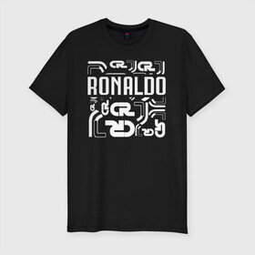 Мужская футболка хлопок Slim с принтом RONALDO CR JUVENTUS в городе Новоалтайск, 92% хлопок, 8% лайкра | приталенный силуэт, круглый вырез ворота, длина до линии бедра, короткий рукав | 7 | champion | cr7 | cristiano ronaldo | fifa | football | football club | juventus | soccer | uefa | игра | криштиану роналду | лига чемпионов | реал мадрид | сборная португалии | спорт | уефа | фифа | фк | футбол | футболь