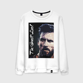 Мужской свитшот хлопок с принтом Lionel Messi в городе Новоалтайск, 100% хлопок |  | barcelona | football | forward | messi | star | барселона | звезда | месси | нападающий | футбол