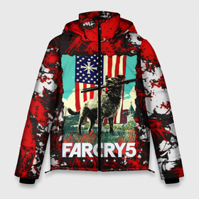 Мужская зимняя куртка 3D с принтом farcry5 в городе Новоалтайск, верх — 100% полиэстер; подкладка — 100% полиэстер; утеплитель — 100% полиэстер | длина ниже бедра, свободный силуэт Оверсайз. Есть воротник-стойка, отстегивающийся капюшон и ветрозащитная планка. 

Боковые карманы с листочкой на кнопках и внутренний карман на молнии. | doge | farcry | fc 5 | fc5 | фар край