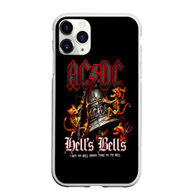 Чехол для iPhone 11 Pro матовый с принтом AC DC Hells Bells в городе Новоалтайск, Силикон |  | Тематика изображения на принте: ac dc | acdc | back in black | columbia | epic | force | guitar | pop | rock | vevo | ангус | ангус янг | ас дс | асдс | блюз | бон скотт | брайан джонсон | дэйв эванс | клифф уильямс | крис слейд | малькольм янг | рок | стиви янг | фил радд