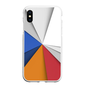 Чехол для iPhone XS Max матовый с принтом Трегоугольник в городе Новоалтайск, Силикон | Область печати: задняя сторона чехла, без боковых панелей | color | иллюстрация | треугольник | узоры | цвета