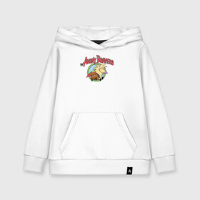 Детская толстовка хлопок с принтом The Angry Beavers Крутые бобры в городе Новоалтайск, 100% хлопок | Круглый горловой вырез, эластичные манжеты, пояс, капюшен | beaver | daggett | doofus | norbert | the angry beavers | бобр | деггет | дуфус | злые бобры | крутые бобры | норберт | фостер
