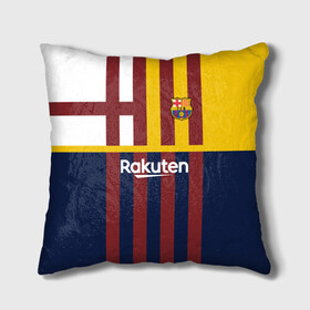 Подушка 3D с принтом BARCELONA FC | БАРСЕЛОНА ФК | BARCA в городе Новоалтайск, наволочка – 100% полиэстер, наполнитель – холлофайбер (легкий наполнитель, не вызывает аллергию). | состоит из подушки и наволочки. Наволочка на молнии, легко снимается для стирки | barca | barcelona | fc barca | арнау тенас | барка | барселона | жерар пике | жорди альба | иньяки пенья | клеман лангле | нето | оскар мингеса | сантьяго рамос