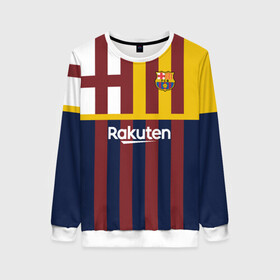 Женский свитшот 3D с принтом BARCELONA FC БАРСЕЛОНА ФК BARCA в городе Новоалтайск, 100% полиэстер с мягким внутренним слоем | круглый вырез горловины, мягкая резинка на манжетах и поясе, свободная посадка по фигуре | barca | barcelona | fc barca | арнау тенас | барка | барселона | жерар пике | жорди альба | иньяки пенья | клеман лангле | нето | оскар мингеса | сантьяго рамос