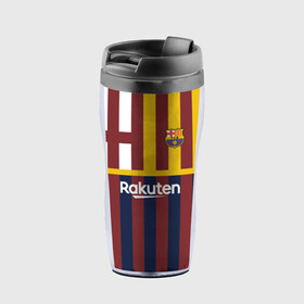 Термокружка-непроливайка с принтом BARCELONA FC | БАРСЕЛОНА ФК | BARCA в городе Новоалтайск, внутренняя часть — пищевой пластик, наружная часть — прозрачный пластик, между ними — полиграфическая вставка с рисунком | объем — 350 мл, герметичная крышка | barca | barcelona | fc barca | арнау тенас | барка | барселона | жерар пике | жорди альба | иньяки пенья | клеман лангле | нето | оскар мингеса | сантьяго рамос