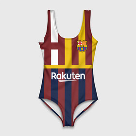 Купальник-боди 3D с принтом BARCELONA FC БАРСЕЛОНА ФК BARCA в городе Новоалтайск, 82% полиэстер, 18% эластан | Круглая горловина, круглый вырез на спине | barca | barcelona | fc barca | арнау тенас | барка | барселона | жерар пике | жорди альба | иньяки пенья | клеман лангле | нето | оскар мингеса | сантьяго рамос