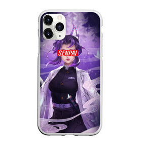 Чехол для iPhone 11 Pro матовый с принтом SENPAI SHINOBU KOCHO | СТОЛП в городе Новоалтайск, Силикон |  | anime | demon slayer | kimetsu no yaiba | senpai | аниме | бесконечный поезд | зеницу | иноске | иноске хашибира | клинок | клинок рассекающий демонов | манга | недзуко | незука | незуко | нэзуко | рассекающий демонов