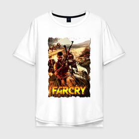 Мужская футболка хлопок Oversize с принтом FARCRY Fortune’s в городе Новоалтайск, 100% хлопок | свободный крой, круглый ворот, “спинка” длиннее передней части | farcry | fc 5 | fc5 | фар край