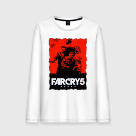 Мужской лонгслив хлопок с принтом FARCRY  | ФАРКРАЙ  в городе Новоалтайск, 100% хлопок |  | Тематика изображения на принте: farcry | fc 5 | fc5 | фар край