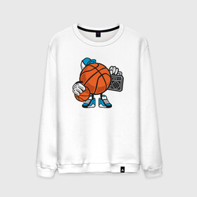Мужской свитшот хлопок с принтом Basket Music в городе Новоалтайск, 100% хлопок |  | basketball | game | hip hop | music | nba | rap | sport | streetball | баскетбол | баскетболист | игра | игрок | музыка | мяч | нба | рэп | спорт | стритбол | тренер | хип хоп