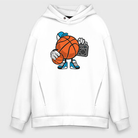 Мужское худи Oversize хлопок с принтом Basket Music в городе Новоалтайск, френч-терри — 70% хлопок, 30% полиэстер. Мягкий теплый начес внутри —100% хлопок | боковые карманы, эластичные манжеты и нижняя кромка, капюшон на магнитной кнопке | Тематика изображения на принте: basketball | game | hip hop | music | nba | rap | sport | streetball | баскетбол | баскетболист | игра | игрок | музыка | мяч | нба | рэп | спорт | стритбол | тренер | хип хоп