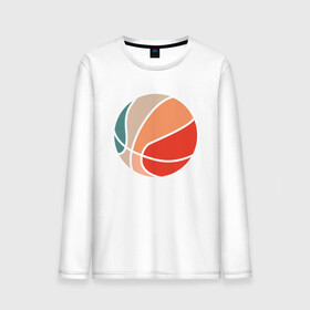 Мужской лонгслив хлопок с принтом The Ball в городе Новоалтайск, 100% хлопок |  | basketball | game | nba | sport | streetball | баскетбол | баскетболист | игра | игрок | мяч | нба | спорт | стритбол | тренер