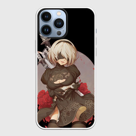 Чехол для iPhone 13 Pro Max с принтом Nier: Automata (2B) в городе Новоалтайск,  |  | Тематика изображения на принте: 2a | 2б | ahegao | anime | automata | b2 | cyber | emil | girl | girls | glitch | hikka | neon | nier | roses | senpai | waifu | yorha | а2 | аниме | ахегао | вайфу | глитч | глич | девушка | кибер | манга | неон | розы | семпай | сенпай | т