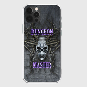 Чехол для iPhone 12 Pro Max с принтом DM Dungeon Master SKULL в городе Новоалтайск, Силикон |  | dd | dm | dungeon master | dungeons and dragons | skull | днд | мастер подземелий | подземелья и драконы