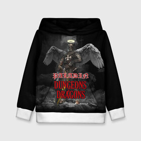 Детская толстовка 3D с принтом Dungeons & Dragons Паладин в городе Новоалтайск, 100% полиэстер | двухслойный капюшон со шнурком для регулировки, мягкие манжеты на рукавах и по низу толстовки, спереди карман-кенгуру с мягким внутренним слоем | dd | dungeons  dragons | paladin | днд | паладин | подземелья и драконы