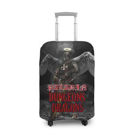 Чехол для чемодана 3D с принтом Dungeons & Dragons Паладин в городе Новоалтайск, 86% полиэфир, 14% спандекс | двустороннее нанесение принта, прорези для ручек и колес | dd | dungeons  dragons | paladin | днд | паладин | подземелья и драконы