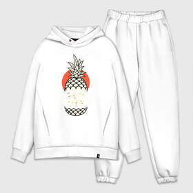 Мужской костюм хлопок OVERSIZE с принтом Летний ананасик в городе Новоалтайск,  |  | summer | tropical | ананас | вечеринка | жара | летние | лето | пальмы | тропический
