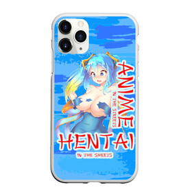 Чехол для iPhone 11 Pro Max матовый с принтом Anime vs Hentai в городе Новоалтайск, Силикон |  | девушка | надпись | хентаи
