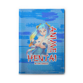 Обложка для автодокументов с принтом Anime vs Hentai в городе Новоалтайск, натуральная кожа |  размер 19,9*13 см; внутри 4 больших “конверта” для документов и один маленький отдел — туда идеально встанут права | девушка | надпись | хентаи