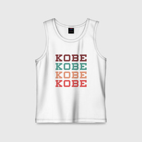 Детская майка хлопок с принтом Kobe в городе Новоалтайск,  |  | basketball | bryant | game | james | kobe | lakers | lebron | los angeles | nba | sport | streetball | баскетбол | баскетболист | брайант | джеймс | игра | игрок | коби | леброн | лейкерс | лос анджелес | мяч | нба | спорт | стритбол