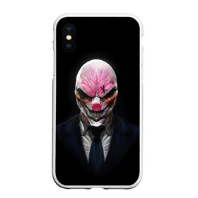 Чехол для iPhone XS Max матовый с принтом Hoxton в городе Новоалтайск, Силикон | Область печати: задняя сторона чехла, без боковых панелей | game | games | pay day | payday | бандиты | грабители | зфн вфн | игра | игры | пэй дэй