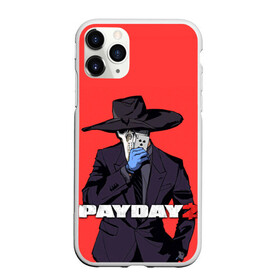 Чехол для iPhone 11 Pro матовый с принтом Чумной Pay Day 2 в городе Новоалтайск, Силикон |  | game | games | pay day | payday | бандиты | грабители | зфн вфн | игра | игры | пэй дэй