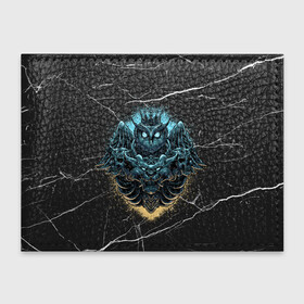Обложка для студенческого билета с принтом Owl king в городе Новоалтайск, натуральная кожа | Размер: 11*8 см; Печать на всей внешней стороне | арт | графика | корона | птицы | совы | череп