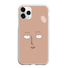 Чехол для iPhone 11 Pro матовый с принтом Сайтама One-Punch Man в городе Новоалтайск, Силикон |  | Тематика изображения на принте: one punch man | аниме | лицо | приколы | сайтама | удар