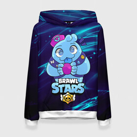 Женская толстовка 3D с принтом SQUEAK BRAWL STARS СКВИК в городе Новоалтайск, 100% полиэстер  | двухслойный капюшон со шнурком для регулировки, мягкие манжеты на рукавах и по низу толстовки, спереди карман-кенгуру с мягким внутренним слоем. | belle | brawl stars | kids | squeak | белль | бравл старс | бравлеры | детские игры | детям | логотипы игр | мифический боец | морской бравлер | персонажи игр | сквик | скуик