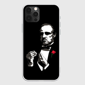 Чехол для iPhone 12 Pro Max с принтом Крёстный Отец | The Godfather в городе Новоалтайск, Силикон |  | Тематика изображения на принте: corleone | dad | don | father | gangster | godfather | mafia | rose | the | vito | вито | гангстер | дон | корлеоне | крёстный | криминал | мафиози | мафиозник | мафия | отец | роза